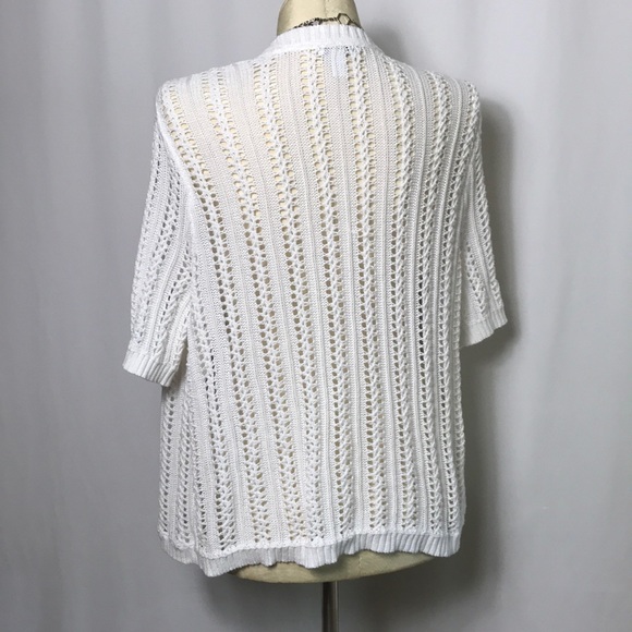 🌻 3/25 🌻 C&B Short Sleeve Crochet Cardigan - Picture 5 of 7